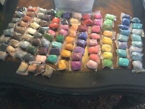 Habbi 100 Colors Needle Felting Wool - Fibre Wool Roving for DIY Craft Materi...
