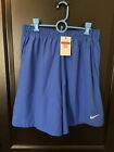 NEW Nike Dri-Fit Training Shorts Men’s Blue XL With Pockets AQ3495-493