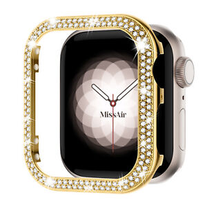 Watch Case For Apple Watch Series 9 8 7 6 5 4 SE Bling Protector Case Cover