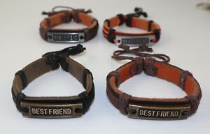 Best Friend Bangle Bracelet Wristband Summer Wear Adjustable Unisex