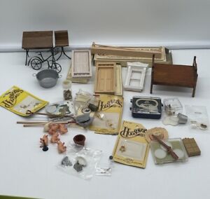 Vintage Dollhouse Miniature Lot 45 Pieces Crysnbon And Housewares LTD