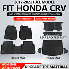 For 2017-2022 Honda CRV Floor Mats Cargo Mats Backrest Mat Trunk Liners TPE Fuel (For: 2021 Honda CR-V)