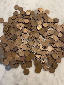 Lot of 500 Mixed Wheat Cents - 500 Count Bag or 10 Rolls - CHOOSE # OF LOTS!