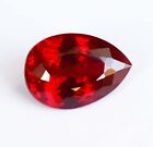 Natural Red Ruby 21 Ct Pear Cut Certified Loose Gemstone.
