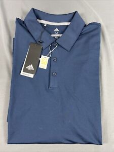 Adidas Golf Shirt Polo Ultimate 365 Medium Navy Blue NWT MSRP $65