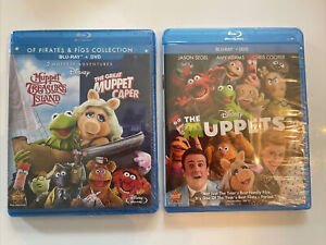 The Muppets The Great Muppet Caper+Muppet Treasure Island Bundle BluRay+ DVD NEW