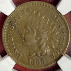 NGC XF-45! 1866 INDIAN HEAD CENT