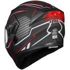 ILM Modular Full Face Motorcycle Helmet LED Adults Snowmobile Helmet DOT 902L