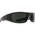 Spy Optics - Logan Sunglasses, Black Happy Gray Green Polar