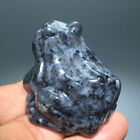 108g Natural Crystal.spectrolite.Hand-carved.Exquisite frog statues.gift A80