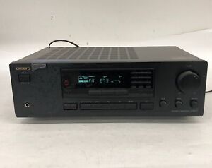 Onkyo TX-8211 Receiver Amplifier AM FM Stereo Home Audio Black Tested- No Remote