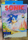 Sonic the Hedgehog Sega Game Gear Box Manual and Inserts Only