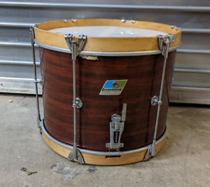 1970s Ludwig Mahogany Cortex 10x14 Drum