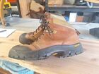 Duluth Trading Co men's 39018 size 12 wide Leather Hiking Boots. Vibram Soles