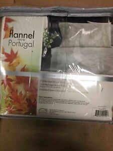 Fiannel From Portugal 100% cotton Full 4 Piece Flannel Sheet Set