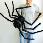 30-90cm Halloween Decal Big Plush Black Spider Scary Style Large Funny Decor