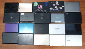Lot of 20 Broken/Outdated Chromebooks & Netbooks For Parts / As-Is - READ DESC!