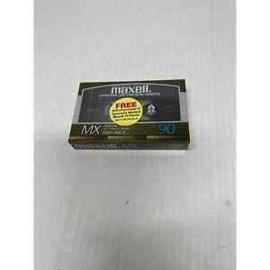 Maxell MX 90 Cassette Tape Vintage Sealed IEC Type IV