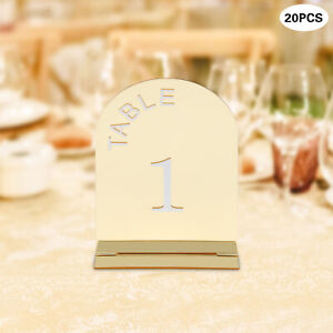 New Listing20PCS Gold Table Numbers Acrylic Party Table Numbers Wedding Table Numbers Sign