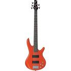 Ibanez GIO GSR205 5-String Electric Bass Guitar, Roadster Orange Metallic