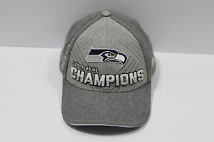 New ListingSeattle Seahawks Super Bowl 48 CLVIII Champions Strap Back Hat Men Gray New Era