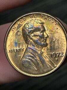 1972-D Lincoln Memorial Penny, SUPER RARE ERROR: REVERSE ON OBVERSE