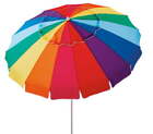 8 feet Beach Umbrella, Rainbow