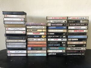 New ListingCassette Tapes lot Mixed Tapes(Rock, Synth, Country & More) 50+ Tapes