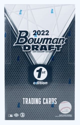 2022 Bowman Draft 1st Edition Baseball Hobby Box Factory Sealed 24 Packs of 10