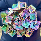 8.92LB Natural Rainbow Aura Titanium Bismuth Specimen Stone Crystal Cluster Reik