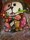 Romero Britto Red Flower resin hand signed numbered 192/500 sculpture in box