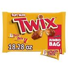 TWIX Fun Size Caramel Cookie Chocolate Candy Bars - 18.28 oz Bulk Candy Jumbo...