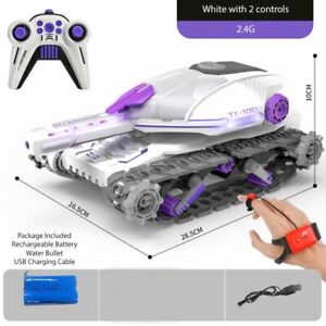 Remote Control Tank RC Tank Toy All Terrains High Speed Shoot Water Bullets