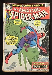THE AMAZING SPIDERMAN #128 JAN 1974 THE VULTURE HANGS MARVEL COMICS