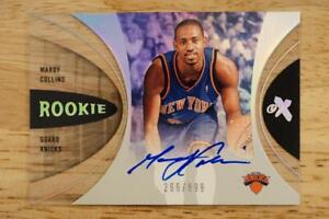 2006-07 NBA Fleer EX 266/899 Mardy Collins #63 Rookie Auto RC New York Knicks