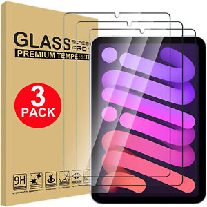 3 Pack iPad Mini 6th Gen Tempered Glass Screen Protector For iPad mini 6 2021