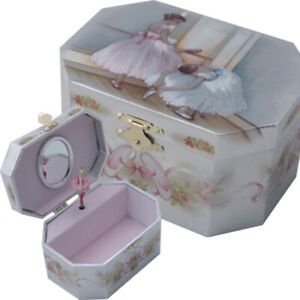 Ballerina Fairy Jewelry Music Box-Wooden material/ Perfect gift/ Fine art/