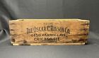 Vintage The Oscar C Rixson Wood Shipping Crate Box Primitive Country Farmhouse