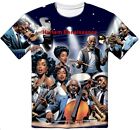 Harlem Renassiance T-Shirt, Color, Miles Davis, Dizzy, Coltrane, Holiday, Jazz