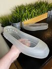 Christian Louboutin Clear Sneaker Covers Men’s Size 9.5 Rare Made In Italy