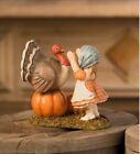 Bethany Lowe Trudy with Turkey Thanksgiving Girl Figure TD3158