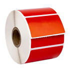 ZEBRA 2.25 x 1.25 RED Color Direct Thermal Labels 1 Roll  LP2824 ZP450 LP2844