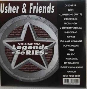 LEGENDS KARAOKE CDG DISC USHER & FRIENDS #236 CD CD+G SONGS MUSIC POP 2000S