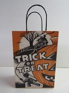 Bethany Lowe Halloween Retro Look Spooky Trick Or Treat Tin Treat Bag TF0136