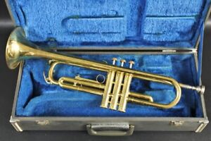 Yamaha Trumpet YTR-233 with Mouthpiece & Hard Case from Japan Sold as-is