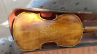 Vintage 19th Century Violin 4/4, Fancy Carving, For Restoration