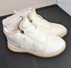 UGG Lakesider Boots Womens Zip Puff Winter Sneaker White Size 7.5 Comfort New
