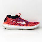 Nike Mens Free RN Motion Flynit 834584-600 Red Running Shoes Sneakers Size 9