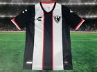 Club Cuervos Mexico Charly Soccer Jersey Men's Sz Small Black Preowned