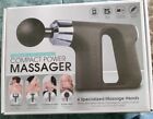 Compact Power Handheld Massager Cordless Rechargeable 5 Speed 4 Heads-BRAND NEW!